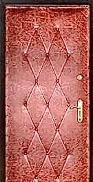 Обивка дверей дермантином